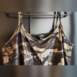 Torrid Metallic Camo-Style Camisole 3x